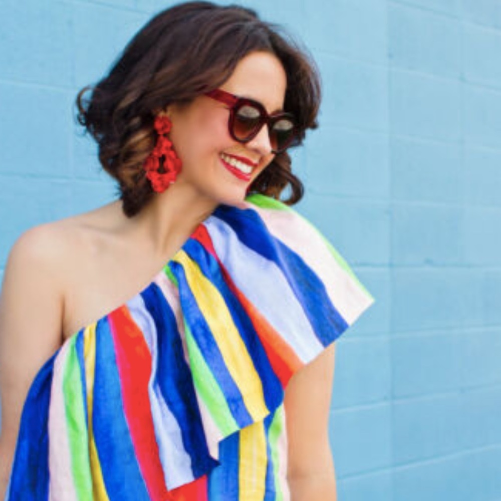 Mara Hoffman rainbow dress 4 NWT - Picture 7 of 9